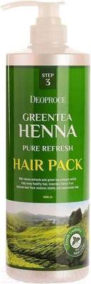 Маска для волос Deoproce Green Tea Henna Pure Refresh