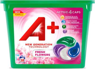 Капсулы для стирки A+ Fresh Flowers Универсальные