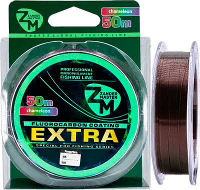 Леска монофильная ZanderMaster Extra Chameleon 0.165мм 4.3кг/11755