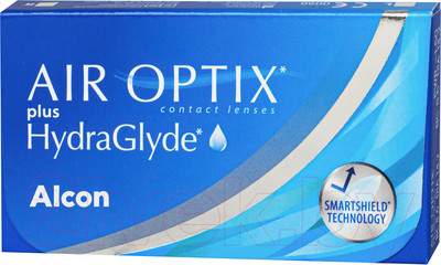 Комплект контактных линз Air Optix Plus HydraGlyde Sph-3.00 R8.6 D14.2