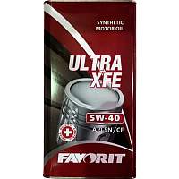 Моторное масло Favorit Ultra XFE 5W40 API SN/CF Metal / 54695