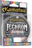 Леска плетеная KAMATSU Techron Rainbow 0.40мм 100м / 254100040