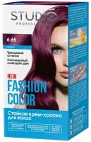 Крем-краска для волос Studio Professional Fashion Color 6.65