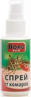 Спрей от насекомых Borg Eco от комаров