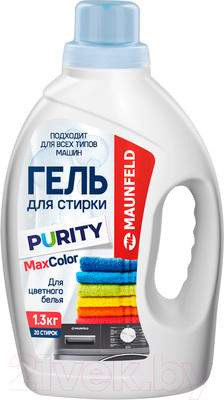 Гель для стирки Maunfeld Purity Max Color MWL1300BC