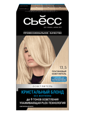 Крем для осветления волос Сьёсс Salonplex 9 уровней осветления 13-5