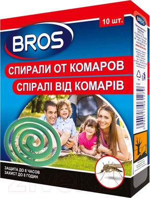 Набор спиралей от насекомых Bros От комаров