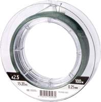 Леска плетеная Feeder Concept Flat Method х8 Shock Leader Dark Green 100/025 / FC4920-025