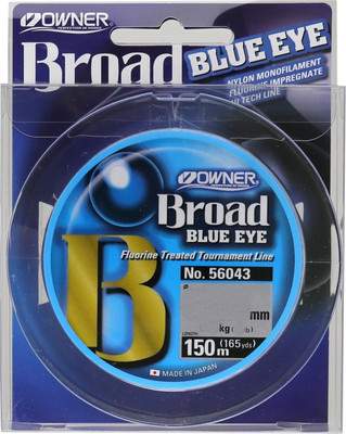 Леска монофильная Owner Broad Blue Eye 150м 0.10мм 1кг / 56043-010