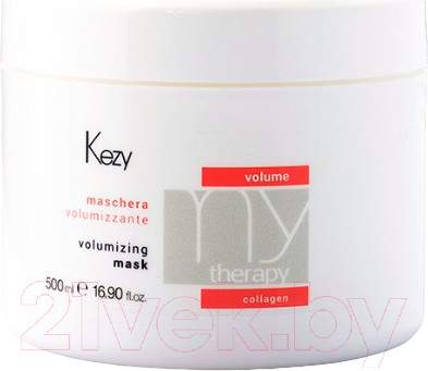 Маска для волос Kezy Volumizing Для придания объема с морским коллагеном