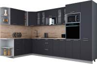 Кухонный гарнитур Interline Мила Gloss 1.88x3.4 левая