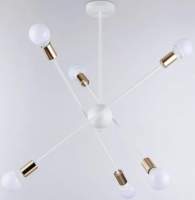 Люстры, потолочные светильники Ambrella Traditional TR80432/6 WH/GD