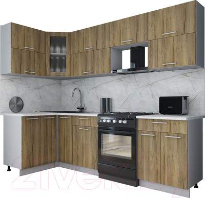 Кухонный гарнитур Interline Мила Gloss 60-12x26