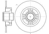 Тормозной диск Bosch 0986479007