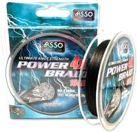 Лески рыболовные Asso Power Braid 4x Pe 0.24мм