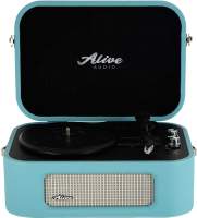 Проигрыватель виниловых пластинок Alive Audio Stories Turquoise c Bluetooth / STR-06-TS