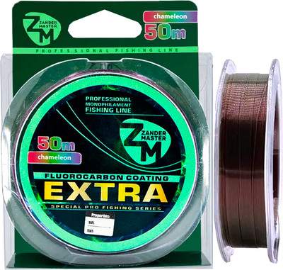 Леска монофильная ZanderMaster Extra Chameleon 0.148мм 2.8кг / 11754