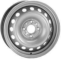 Штампованный диск Trebl 64А50СР 15x6" 4х100мм DIA 60.1мм ЕТ 50мм Silver
