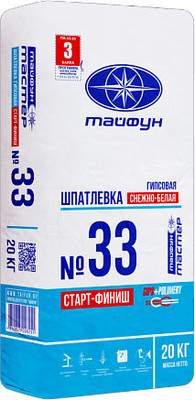 Шпатлевка Тайфун Мастер №33