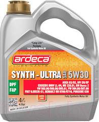 Моторные масла Ardeca Synth-Ultra 5W30 / P01231-ARD004