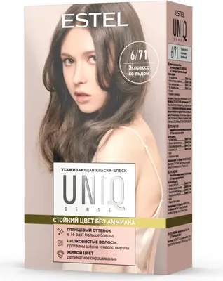 Крем-краска для волос Estel Uniq Sense 6/71