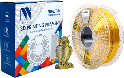 Пластик для 3D-печати NV Print NV-3D-SILK-PLA-P-BLACK-GOLD