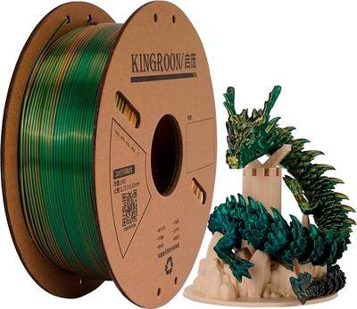 Пластик для 3D-печати Kingroon PLA Tri Color Silk 1.75мм / NSC031