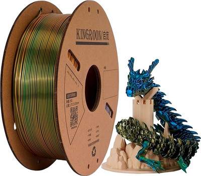 Пластик для 3D-печати Kingroon PLA Tri Color Silk 1.75мм / NSC032