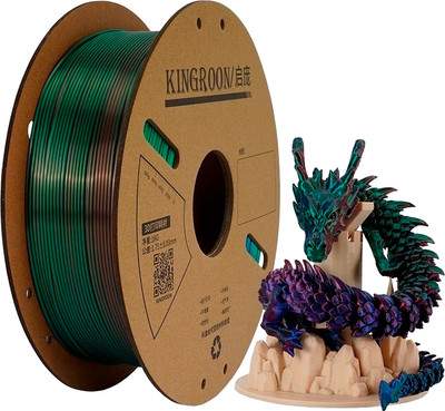 Пластик для 3D-печати Kingroon PLA Tri Color Silk 1.75мм / NSC033