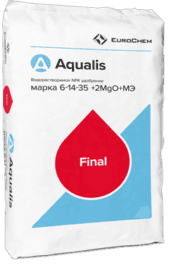 Удобрение Aqualis NPK Водорастворимое 6:14:35+2MgO+МЭ