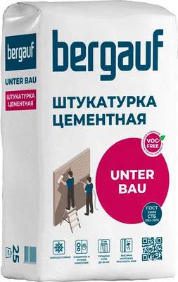 Штукатурка выравнивающая Bergauf Unter Bau