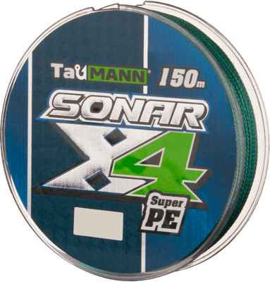 Леска плетеная TauMANN Sonar PE X4 150м 4 0.33мм / 06258