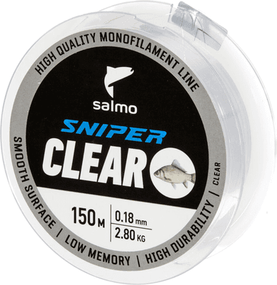 Леска монофильная Salmo Sniper Crucian Clear 150/018 / 4018-018