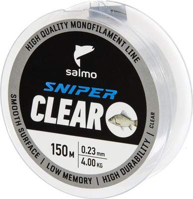 Леска монофильная Salmo Sniper Crucian Clear 150/023 / 4018-023