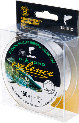 Леска монофильная Salmo Diamond Exelence Fluoro Coated Clear 150/034 / 4034-034