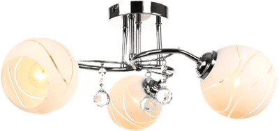 Люстры, потолочные светильники INhome Aura Perla-WH-3E27 3хЕ27 / 4690612058078