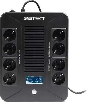Источники бесперебойного питания SmartWatt Safe Pro LCD 1000