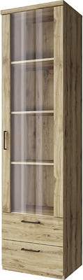 Шкаф-пенал с витриной Anrex Doorset 1V2S