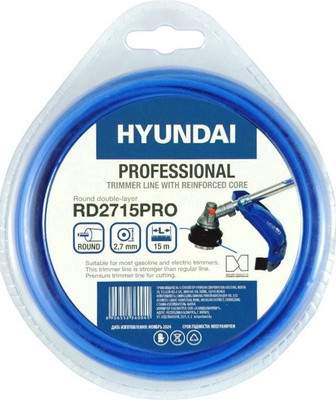Леска для триммера Hyundai 2.7мм / RD-2715 PRO
