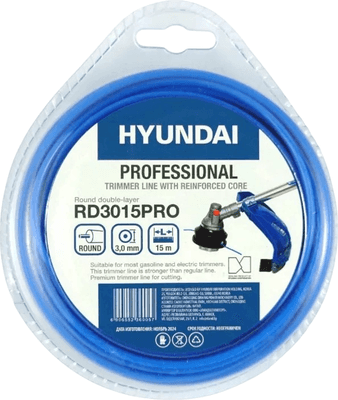 Леска для триммера Hyundai 3.0мм / RD-3015 PRO
