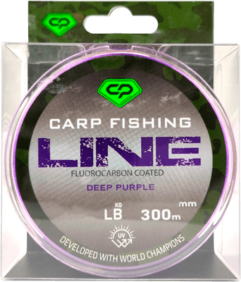 Леска флюорокарбоновая Carp Pro Fluorocarbon Coated Deep Purple 300м / CP5003-025