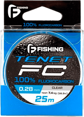 Леска флюорокарбоновая F-Fishing Tenet Fluorocarbon 25м / FTFT-028