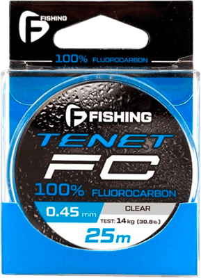 Леска флюорокарбоновая F-Fishing Tenet Fluorocarbon 25м / FTFT-045