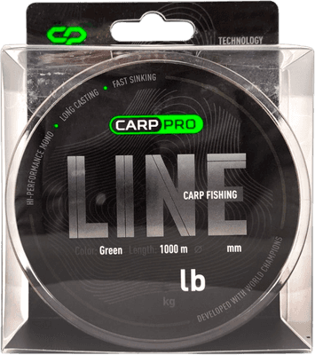 Леска монофильная Carp Pro Green 1000м / CP5210-030
