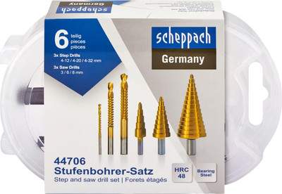 Сверла, буры, зенкеры Scheppach Sch-44706