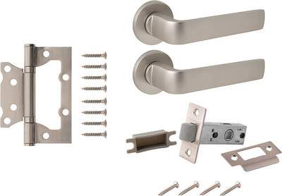 Комплект дверной фурнитуры Code Deco Slim H-40136-A-NISM без фиксатора