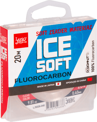 Леска флюорокарбоновая Lucky John Ice Soft Fluorocarbon 020/040 / LJ5026-040