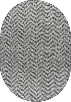 Ковры, циновки, шкуры Merinos Kair S156-OVAL-DARK GRAY