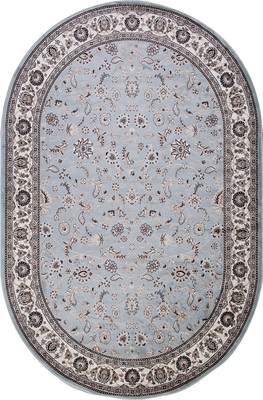 Ковры, циновки, шкуры Merinos Valencia Deluxe d251-OVAL-L.BLUE-BROWN