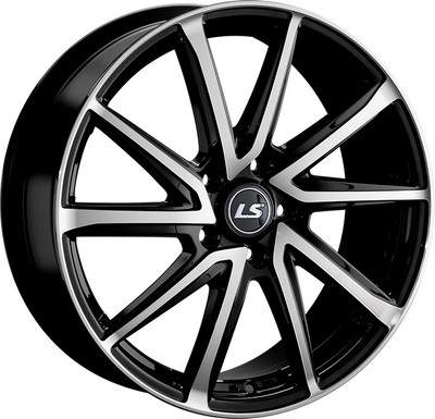 Литой диск LS wheels LS 1290 17x7" 5х100мм DIA 56.1мм ET 55мм BKF